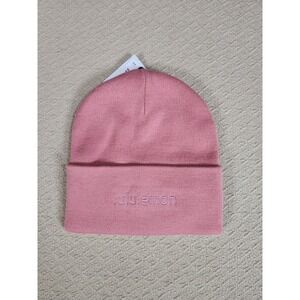 Lululemon Warm Revelation Beanie Size O s Pink Winter Wear Accessory